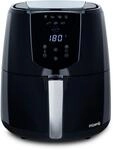 H.Koenig Elektrische Fritteuse FRY800, 1400 W, 4 L, bis zu 200&deg;C, Kunststoff,