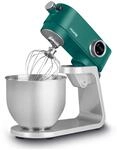 H.Koenig KM128 K&uuml;chenmaschine, professionell, multifunktionell, 5 l, Edelstahl,