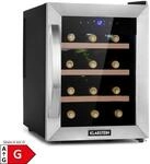 Reserva 12 Uno Weink&uuml;hlschrank 12 Flaschen 31 Liter Edelstahl
