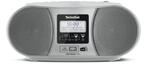 TechniSat DIGITRADIO 1990 Stereo-Boombox mit DAB+, UKW, CD-Player silber