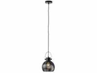 BRILLIANT Lampe Sambo Pendelleuchte 20cm schwarz 1x A60, E27, 60W, geeignet für