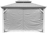 Sojag Pavillon Messina 10x12 Taupe Vorh&auml;nge