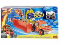 Mattel GYD04 - Blaze and the Monster Machines - Stunt-Transporter mit integrierter
