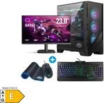 Entry Gaming Komplett-PC AN395 - RTX 3050 - Ryzen 5 5600X - 480 GB NVMe - 16GB RAM -