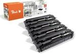 Peach HP 415 X 4 Toner XL (bk, c/m/y) ersetzt HP No. 415X, W2030X, W2031X, W2032X,