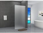 Fa-Bausysteme Walk-In Glas Dusche Vollsatiniert 140 cm