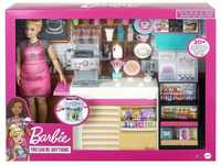 Mattel GMW03 - Barbie - You can be anything - Naschcafe Spielset - Puppe inkl.