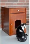 Dobar "Mohrle" Designer-Katzenschrank braun