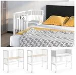 VITALISPA Beistellbett SOPHIE Babybett Stillbett Stubenbett Nestchen...