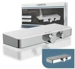 SCH&Uuml;TTE Thermostat Duscharmatur OCEAN mit Ablage Wei&szlig;