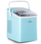 Arctic Porter Eisw&uuml;rfelmaschine Bullet-Eis 12kg/24h Edelstahl Blau