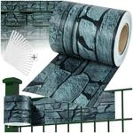 tectake&reg; Sichtschutzstreifen, f&uuml;r Einzelstab- und Doppelstabmatten-Z&auml;une,