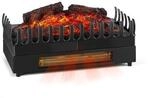 Kamini FX Elektrischer Kamin Kamineinsatz 1000/2000W 2W LED schwarz
