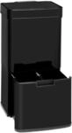 Touchless Black Stainless Steel M&uuml;llsammler Sensor 72L 4 Beh&auml;lter ABS / PP /