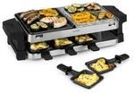 Sirloin Raclette 1500W Aluminium / Stein 8 Personen Kontroll-LED