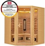 Artsauna Eck Infrarotkabine Nyborg E150V Vollspektrum mit Ambiente Beleuchtung &ndash; 4
