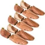 tectake&reg; 3 Paar Schuhspanner, aus Zedernholz, Verhinderung von Gehfalten, gute