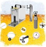 Untertheken Komplett Set - Zapfanlage, Bierzapfanlage, Bierkoffer, Durchlaufk&uuml;hler