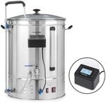 Brauheld Pro Maischekessel 3300W 70L 30-100&deg;C Umw&auml;lzpumpe Edelstahl