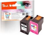 Peach HP 302 XL 2 Druckk&ouml;pfe XL (bk, col) ersetzt HP No. 302XL, F6U68AE, F6U67AE