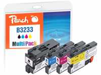 Peach B3233 VALP 4 Druckerpatronen (bk, c/m/y) ersetzt Brother LC-3233VALP für...