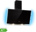 Mirage 90 Dunstabzugshaube 550 m&sup3;/h Touch-Panel RGB-Ambiente-Licht A++ Schwarz