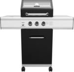Grillf&uuml;rst G210G 2-Brenner Gasgrill mit Hochtemperaturbrenner und Gusseisen Rosten