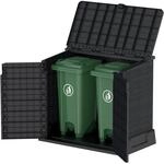 Duramax StoreAway Aufbewahrungsbox 2er M&uuml;lltonnenbox 850 l, 130 x 110 x 74 cm,