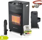 Juskys Gasheizung GS42US &ndash; Infrarot-Heizstrahler bis 4200 W f&uuml;r Terrasse & Outdoor