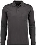 Soft Knit Polo Knopf Langarm Herren Poloshirt