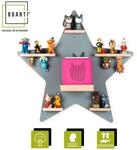 BOARTI Kinderregal Stern h&auml;ngend f&uuml;r Toniebox und Tonie Figuren ...