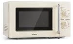 Caroline Mikrowellen-Grill 20 Ltr 700 W / 1000 W &Oslash; 25,5cm Retro Creme