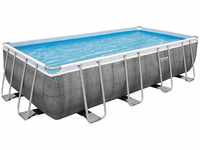 Bestway® Power Steel™ Frame Pool Komplett-Set mit Filterpumpe 549 x 274 x 122 cm,