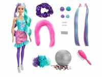 Barbie Color Reveal Glitzer Haarwechsel Puppe Glitzerviolett 25 Überraschungen