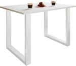 VCM Holz Schreibtisch H. 76 x B. 140 x T. 80 cm Computertisch schlicht F&uuml;&szlig;e