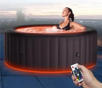 Miweba MSpa Whirlpool Urban Aurora U-AU061 f&uuml;r 6 Personen mit LED, M-ONE und