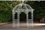 CLP Rosenpavillon aus Eisen Leila, Gartenpavillon im Jugendstil nostalgisch,