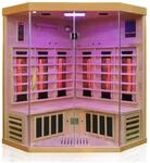 Dewello&reg; Infrarotkabine Infrarotsauna BRANDON 140cm x 140cm inkl. 6