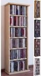 VCM CD Regal Holz CD Regal mit Platz f&uuml;r 150 CDs oder 65 DVDs oder 36-Videos 
