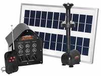 MAUK Solar- Teich- Pumpe Set mit LED und Remote Control