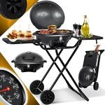KESSER&reg; elektrischer Elektrogrill 2in1 Tischgrill - Standgrill mit Deckel und