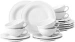 Seltmann Weiden Teeservice Beat Color Glaze 18er Set