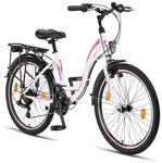 Licorne Bike Stella Premium City Bike 20,24,26 und 28 Zoll Fahrrad f&uuml;r M&auml;dchen
