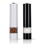 GOURMETmaxx Salz- & Pfefferm&uuml;hle 2-tlg. 6V schwarz/wei&szlig;