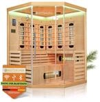 Artsauna Infrarotkabine Kiruna150 Dual Technologie &ndash; 8 Vollspektrumstrahler & 1