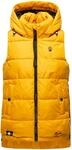 MARIKOO Damen Steppweste Bodywarmer mit Kapuze Zarinaa