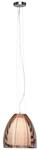 BRILLIANT Lampe Relax Pendelleuchte 30cm bronze/chrom 1x A60, E27, 60W, g.f.