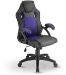 Juskys Racing Schreibtischstuhl Montreal ergonomisch B&uuml;rostuhl PC Gaming Stuhl &ndash;