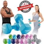 Miweba Sports Gymnastikhanteln 2er-Set NKH100, bodenschonend, 0,5-10 kg,