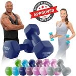 Miweba Sports Gymnastikhanteln 2er-Set NKH100, bodenschonend, 0,5-10 kg,